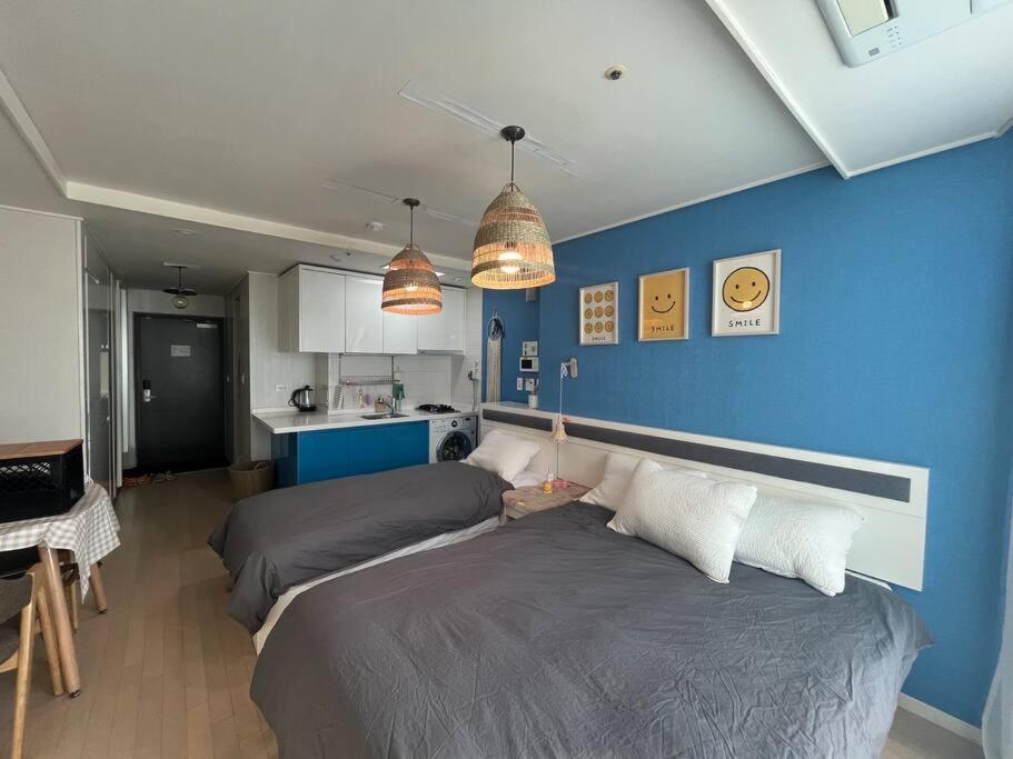Haeundae Beach Stay #2Min Walk #2Beds Μπουσάν Εξωτερικό φωτογραφία