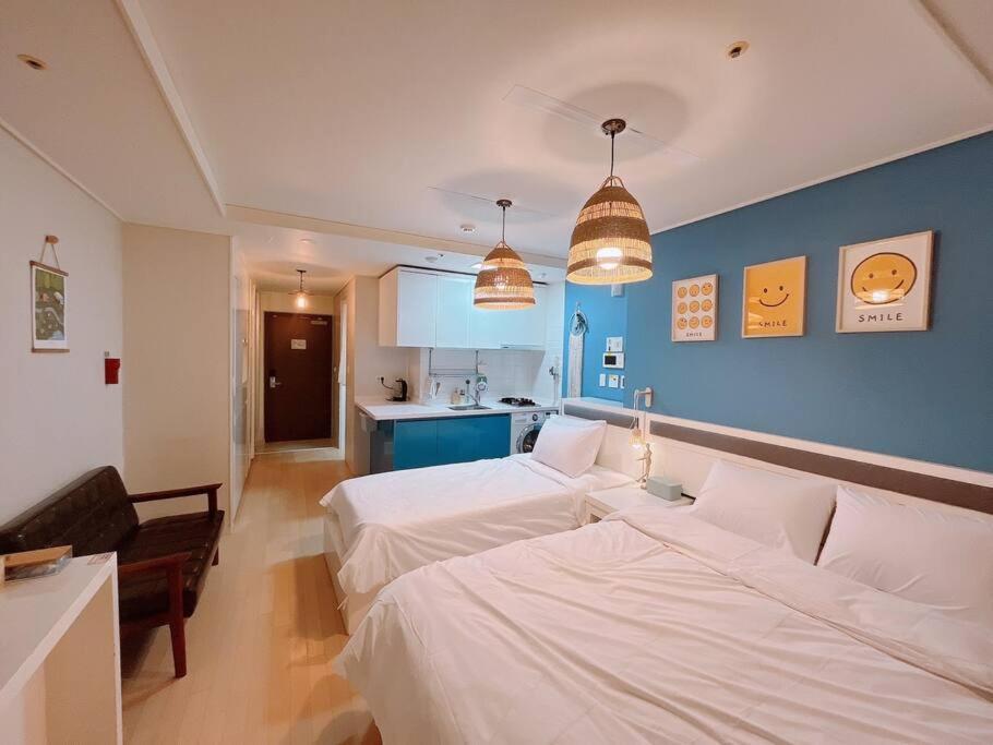 Haeundae Beach Stay #2Min Walk #2Beds Μπουσάν Εξωτερικό φωτογραφία