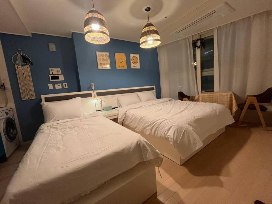 Haeundae Beach Stay #2Min Walk #2Beds Μπουσάν Εξωτερικό φωτογραφία